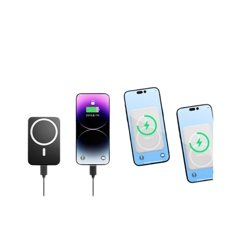 Ultra-Thin Magnetic Stand Wireless Power Bank