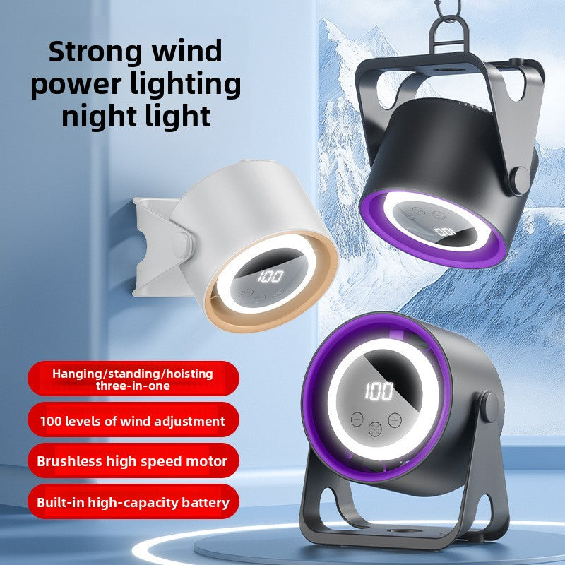 USB desktop fan with rechargeable battery